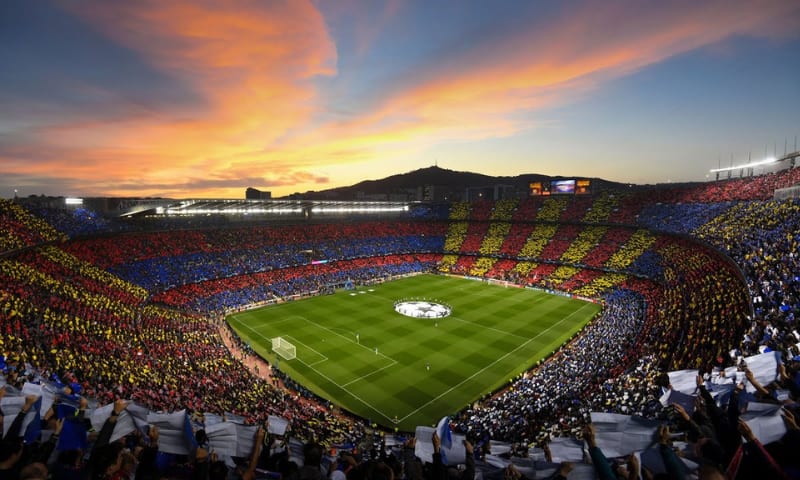 Thánh đường Camp Nou của câu lạc bộ Barcelona